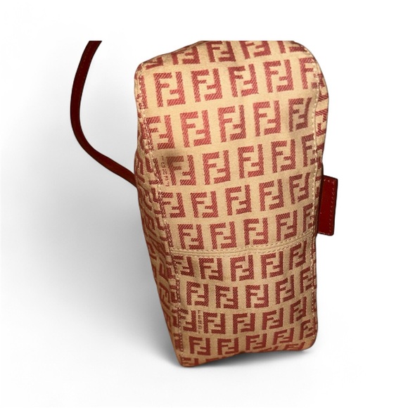 Fendi Mini Bag in Red and Tan - Picture 5 of 11